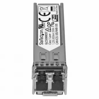 StarTech.com Cisco GLC-SX-MMD kompatibles SFP-Transceiver-Modul – 1000BASE-SX~Cisco GLC-SX-MMD kompatibles SFP-Modul – 1000BASE-SX – 1GbE Multimode-Faser-MMF-Glasfaser-Transceiver – 1GE Gigabit-Ethernet-SFP – LC 550m – 850nm – DDM Cisco Firepower, ASR920, IE2000