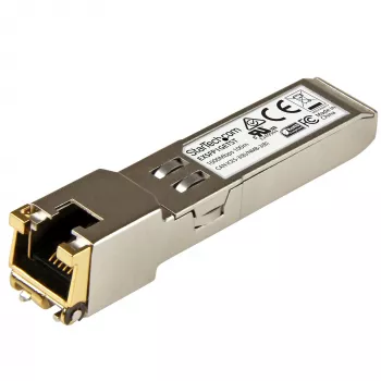 StarTech.com Juniper EX-SFP-1GE-T kompatibles SFP-Transceivermodul – 10/100/1000BASE-T ~ Juniper EX-SFP-1GE-T kompatibles SFP-Modul – 1000BASE-T – SFP auf RJ45 Cat6/Cat5e – 1GE Gigabit Ethernet SFP – RJ-45 100 m