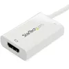 StarTech.com USB-C auf HDMI 2.0 Adapter mit Power Delivery – 4K 60Hz USB Type-C auf HDMI Display Video Konverter – 60W PD Durchschleif-Ladeanschluss – Thunderbolt 3 kompatibel – Weiß