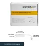 StarTech.com USB-C auf HDMI 2.0 Adapter mit Power Delivery – 4K 60Hz USB Type-C auf HDMI Display Video Konverter – 60W PD Durchschleif-Ladeanschluss – Thunderbolt 3 kompatibel – Weiß