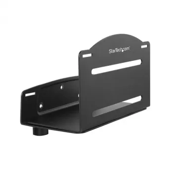 StarTech.com CPU-Halterung – verstellbare Computer-Wandhalterung, Wandmontage CPU-Halter, Universal, 10 kg, Schwarz, Stahl, Vertikal