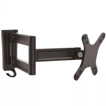 StarTech.com Wandmontage-Monitorarm - Doppelt schwenkbar, 15 kg, 33 cm (13 Zoll), 68,6 cm (27 Zoll), 75 x 75 mm, 100 x 100 mm, Schwarz