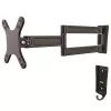 StarTech.com Wandmontage-Monitorarm - Doppelt schwenkbar, 15 kg, 33 cm (13 Zoll), 68,6 cm (27 Zoll), 75 x 75 mm, 100 x 100 mm, Schwarz