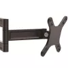 StarTech.com Wandmontage-Monitorarm - Doppelt schwenkbar, 15 kg, 33 cm (13 Zoll), 68,6 cm (27 Zoll), 75 x 75 mm, 100 x 100 mm, Schwarz