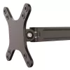 StarTech.com Wandmontage-Monitorarm - Doppelt schwenkbar, 15 kg, 33 cm (13 Zoll), 68,6 cm (27 Zoll), 75 x 75 mm, 100 x 100 mm, Schwarz