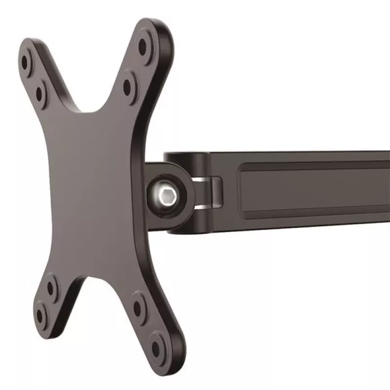 StarTech.com Wandmontage-Monitorarm - Doppelt schwenkbar, 15 kg, 33 cm (13 Zoll), 68,6 cm (27 Zoll), 75 x 75 mm, 100 x 100 mm, Schwarz