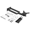 StarTech.com Wandmontage-Monitorarm - Doppelt schwenkbar, 15 kg, 33 cm (13 Zoll), 68,6 cm (27 Zoll), 75 x 75 mm, 100 x 100 mm, Schwarz