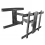 StarTech.com TV-Wandhalterung für Displays bis zu 80 Zoll (50 kg) mit VESA-Halterung – flaches, vollbewegliches Universal-TV-Wandhalterungssystem – robuste, verstellbare Neige-/Schwenk-Gelenkarmhalterung