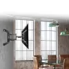 StarTech.com TV-Wandhalterung für Displays bis zu 80 Zoll (50 kg) mit VESA-Halterung – flaches, vollbewegliches Universal-TV-Wandhalterungssystem – robuste, verstellbare Neige-/Schwenk-Gelenkarmhalterung