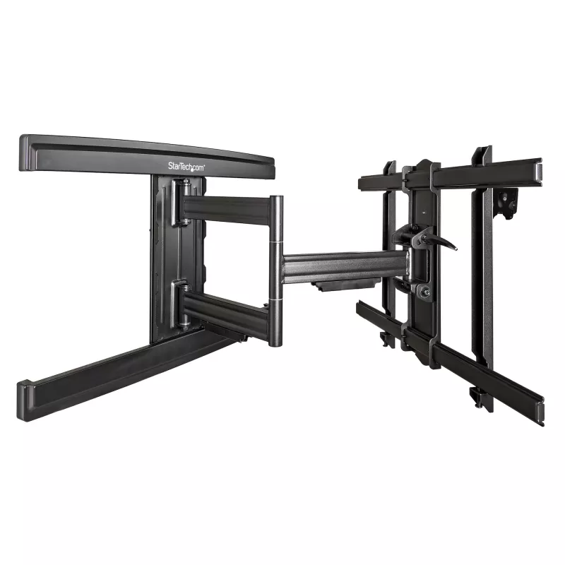 StarTech.com TV-Wandhalterung für Displays bis zu 80 Zoll (50 kg) mit VESA-Halterung – flaches, vollbewegliches Universal-TV-Wandhalterungssystem – robuste, verstellbare Neige-/Schwenk-Gelenkarmhalterung