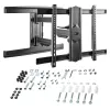 StarTech.com TV-Wandhalterung für Displays bis zu 80 Zoll (50 kg) mit VESA-Halterung – flaches, vollbewegliches Universal-TV-Wandhalterungssystem – robuste, verstellbare Neige-/Schwenk-Gelenkarmhalterung