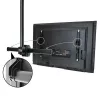StarTech.com TV-Deckenhalterung – voll bewegliche universelle Hängehalterung für einen Bildschirm mit verstellbarem kurzen Teleskopmast – Neigen/Schwenken – VESA-Halterung für 32–75 Zoll Displays