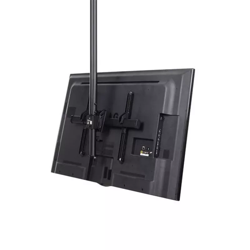 StarTech.com TV-Deckenhalterung – Vollbewegliche universelle Hängehalterung für einen Bildschirm mit verstellbarem Teleskop-Langmast – Neigung / Schwenkung – VESA-Halterung für 32 inch-75 inch Displays