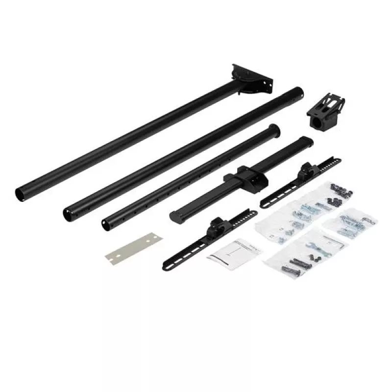 StarTech.com TV-Deckenhalterung – Vollbewegliche universelle Hängehalterung für einen Bildschirm mit verstellbarem Teleskop-Langmast – Neigung / Schwenkung – VESA-Halterung für 32 inch-75 inch Displays