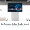 StarTech.com TV-Deckenhalterung – Vollbewegliche universelle Hängehalterung für einen Bildschirm mit verstellbarem Teleskop-Langmast – Neigung / Schwenkung – VESA-Halterung für 32 inch-75 inch Displays
