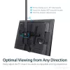 StarTech.com TV-Deckenhalterung – Vollbewegliche universelle Hängehalterung für einen Bildschirm mit verstellbarem Teleskop-Langmast – Neigung / Schwenkung – VESA-Halterung für 32 inch-75 inch Displays