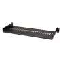StarTech.com 1U Server-Rackablage – universelle belüftete Rackmontage-Auslegerwanne für 19-Zoll-Netzwerkgeräte-Rack & -Schrank – robuste Stahlausführung – Tragfähigkeit 44 lb/20 kg – 7 Zoll tiefe Ablage, schwarz