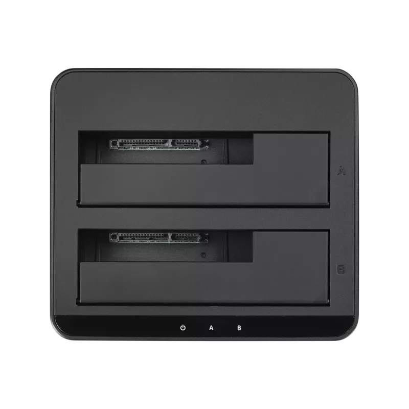 StarTech.com Dual-Bay USB 3.0 auf SATA Festplatten-Dockingstation, USB Festplatten-Dock, Externe 2,5/3,5 Zoll SATA I/II/III SSD/HDD Dockingstation, Hot-Swap-Festplattenschächte, Top-Loading