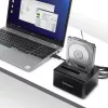 StarTech.com Dual-Bay USB 3.0 auf SATA Festplatten-Dockingstation, USB Festplatten-Dock, Externe 2,5/3,5 Zoll SATA I/II/III SSD/HDD Dockingstation, Hot-Swap-Festplattenschächte, Top-Loading