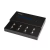 StarTech.com Eigenständiger 1-auf-7 USB-USB-Stick-Duplikator und -Radierer, Multi-USB-Flash-Laufwerk-Kopierer, System- und Datei- sowie Gesamtlaufwerkskopie mit 1,5 GB/min, Einfach- und 3-Durchlauf-Löschung, LCD-Anzeige – TAA