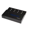 StarTech.com Eigenständiger 1-auf-7 USB-USB-Stick-Duplikator und -Radierer, Multi-USB-Flash-Laufwerk-Kopierer, System- und Datei- sowie Gesamtlaufwerkskopie mit 1,5 GB/min, Einfach- und 3-Durchlauf-Löschung, LCD-Anzeige – TAA