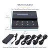 StarTech.com Eigenständiger 1-auf-7 USB-USB-Stick-Duplikator und -Radierer, Multi-USB-Flash-Laufwerk-Kopierer, System- und Datei- sowie Gesamtlaufwerkskopie mit 1,5 GB/min, Einfach- und 3-Durchlauf-Löschung, LCD-Anzeige – TAA