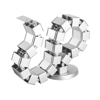 StarTech.com Kabel-Management-Spine, Kabelhülle, Schreibtisch, Kunststoff, Stahl, Silber