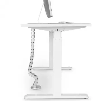 StarTech.com Kabel-Management-Spine, Kabelhülle, Schreibtisch, Kunststoff, Stahl, Silber