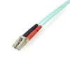 StarTech.com 3m (10ft) LC/UPC zu LC/UPC OM4 Multimode-Glasfaserkabel, 50/125µm LOMMF/VCSEL Zipcord-Faser, 100G, geringe Einfügedämpfung – LSZH Glasfaser-Jumperkabel