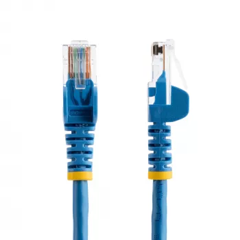 StarTech.com Cat5e Ethernet-Patchkabel mit Snagless RJ45-Steckern – 7 m, Blau