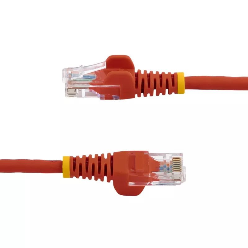 StarTech.com Cat5e Ethernet-Patchkabel mit snagless RJ45-Steckern – 10 m, Rot