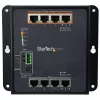 StarTech.com Industrial 8 Port Gigabit PoE Switch – 4 x PoE+ 30W – Power Over Ethernet – gehärteter GbE Layer/L2 Managed Switch – robuster Hochleistungs-Gigabit-Netzwerk-Switch IP-30/-40 °C bis +75 °C – TAA