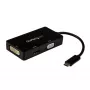 StarTech.com USB-C-Multiport-Videoadapter – 3-in-1 – 4K 30 Hz – Schwarz
