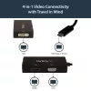 StarTech.com USB-C-Multiport-Videoadapter – 3-in-1 – 4K 30 Hz – Schwarz