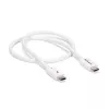 StarTech.com Thunderbolt 3 Kabel – 40 Gbit/s – 0,5 m – Weiß – Thunderbolt, USB und DisplayPort kompatibel
