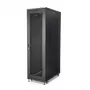 StarTech.com 4-Post 42U Serverschrank, 19 Zoll Datenschrank für Computer / AV / IT-Geräte Montage, Serverschrank-Gehäuse mit Rollen, vollwertiger industrieller Netzwerkspeicher