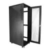 StarTech.com 4-Post 42U Serverschrank, 19 Zoll Datenschrank für Computer / AV / IT-Geräte Montage, Serverschrank-Gehäuse mit Rollen, vollwertiger industrieller Netzwerkspeicher