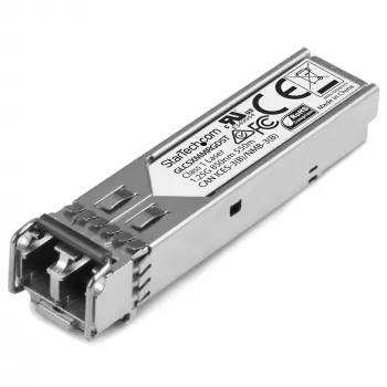 StarTech.com Cisco GLC-SX-MM-RGD kompatibles SFP-Transceiver-Modul - 1000BASE-SX~Cisco GLC-SX-MM-RGD kompatibles SFP-Modul - 1000BASE-SX - 1GbE Multimode-Glasfaser-MMF-Transceiver - 1GE Gigabit-Ethernet-SFP - LC 550 m - 850 nm - DDM Cisco ASR920, IE2000, IE4000