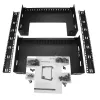 StarTech.com 15U 19 Zoll Wandmontage Netzwerk-Rack – 12 Zoll tief, 2-Pfosten Open-Frame Serverraum-Rack für Daten/AV/IT/Computergeräte/Patchpanel mit Käfigmuttern & Schrauben, 90 kg Tragfähigkeit, Schwarz