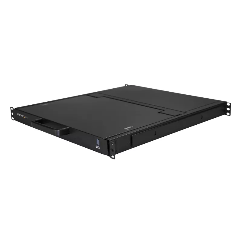 StarTech.com Rackmount KVM-Konsole HD 1080p - Single Port VGA KVM mit 17 Zoll LCD-Monitor für Server-Rack - Voll ausgestattete 1U LCD KVM-Schublade mit Kabeln & Hardware - USB-Unterstützung - 50.000 MTBF