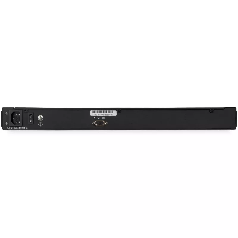 StarTech.com Rackmount KVM-Konsole HD 1080p - Single Port VGA KVM mit 17 Zoll LCD-Monitor für Server-Rack - Voll ausgestattete 1U LCD KVM-Schublade mit Kabeln & Hardware - USB-Unterstützung - 50.000 MTBF