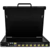 StarTech.com 8-Port-Rackmount-KVM-Konsole mit 1,8-m-Kabeln - Integrierter KVM-Switch mit 17-Zoll-LCD-Monitor - Voll ausgestattete 1HE-LCD-KVM-Schublade - OSD-KVM - Langlebig mit 50.000 Stunden MTBF - USB + VGA Unterstützung