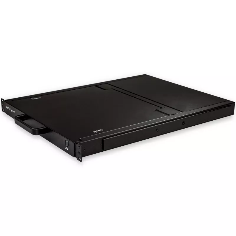 StarTech.com 8-Port-Rackmount-KVM-Konsole mit 1,8-m-Kabeln - Integrierter KVM-Switch mit 17-Zoll-LCD-Monitor - Voll ausgestattete 1HE-LCD-KVM-Schublade - OSD-KVM - Langlebig mit 50.000 Stunden MTBF - USB + VGA Unterstützung