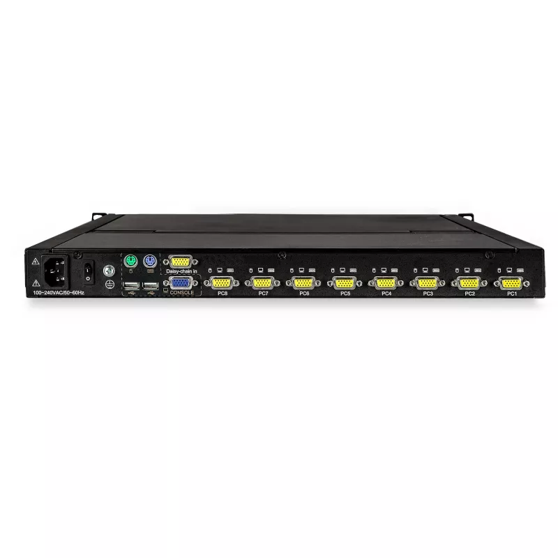 StarTech.com 8-Port-Rackmount-KVM-Konsole mit 1,8-m-Kabeln - Integrierter KVM-Switch mit 17-Zoll-LCD-Monitor - Voll ausgestattete 1HE-LCD-KVM-Schublade - OSD-KVM - Langlebig mit 50.000 Stunden MTBF - USB + VGA Unterstützung