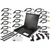 StarTech.com 16-Port Rackmount KVM-Konsole mit 1,83-m-Kabeln – Integrierter KVM-Switch mit 19-Zoll-LCD-Monitor – Voll ausgestattete 1HE-LCD-KVM-Schublade – OSD-KVM – Langlebig, 50.000 Stunden MTBF – USB- und VGA-Unterstützung