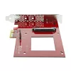 StarTech.com U.2-zu-PCIe-Adapter für 2,5-Zoll-U.2-NVMe-SSD – SFF-8639 – x4 PCI Express 4.0