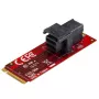 StarTech.com U.2 (SFF-8643) zu M.2 PCI Express 3.0 x4 Host-Adapterkarte für 2,5” U.2 NVMe SSD
