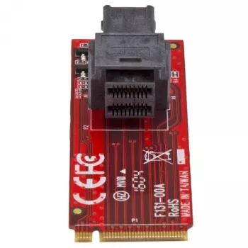 StarTech.com U.2 (SFF-8643) zu M.2 PCI Express 3.0 x4 Host-Adapterkarte für 2,5” U.2 NVMe SSD