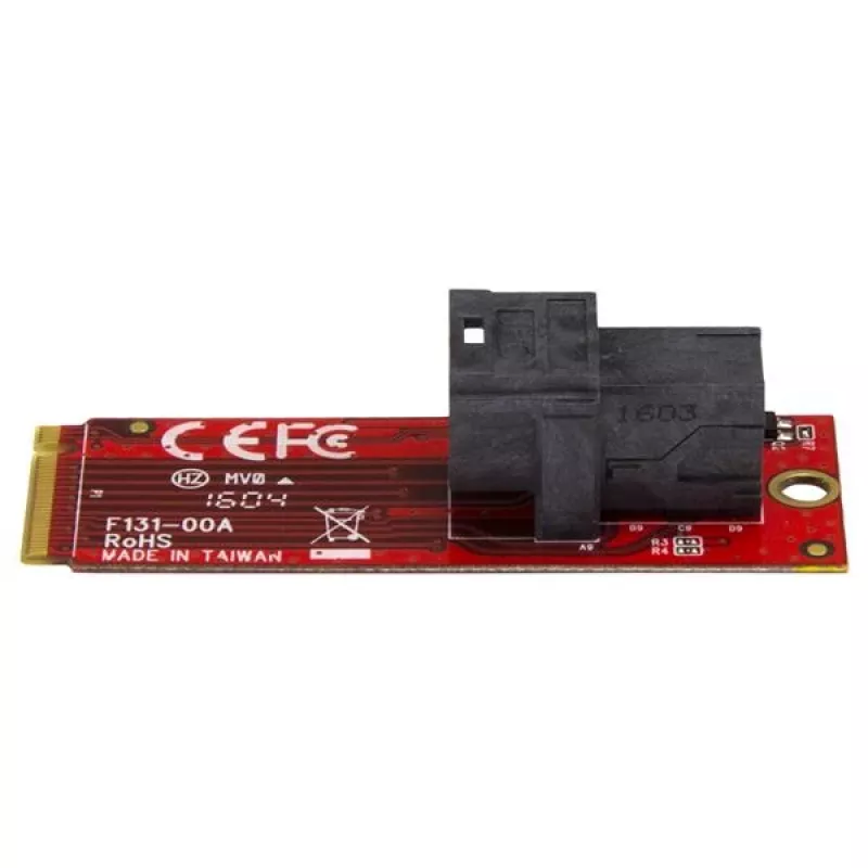StarTech.com U.2 (SFF-8643) zu M.2 PCI Express 3.0 x4 Host-Adapterkarte für 2,5” U.2 NVMe SSD