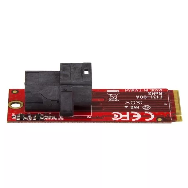 StarTech.com U.2 (SFF-8643) zu M.2 PCI Express 3.0 x4 Host-Adapterkarte für 2,5” U.2 NVMe SSD